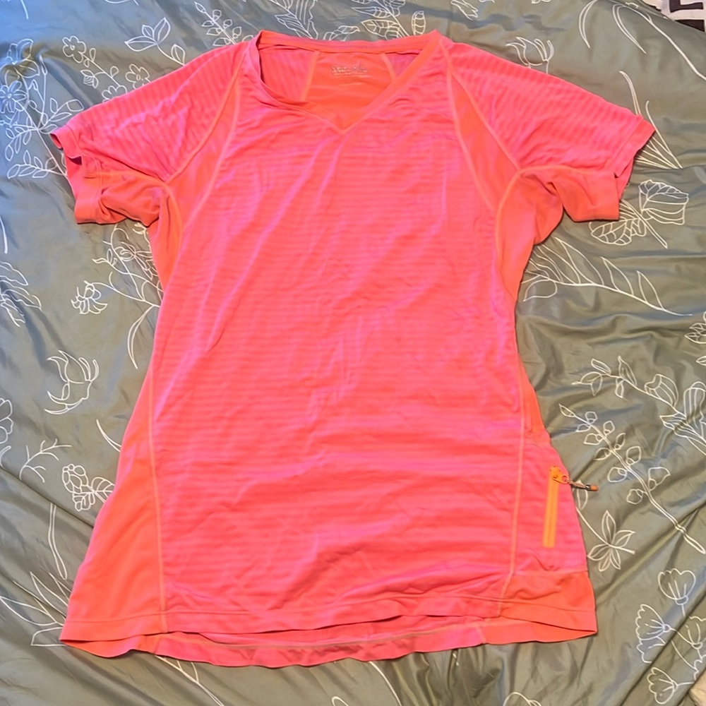 Pink athletic t shirt